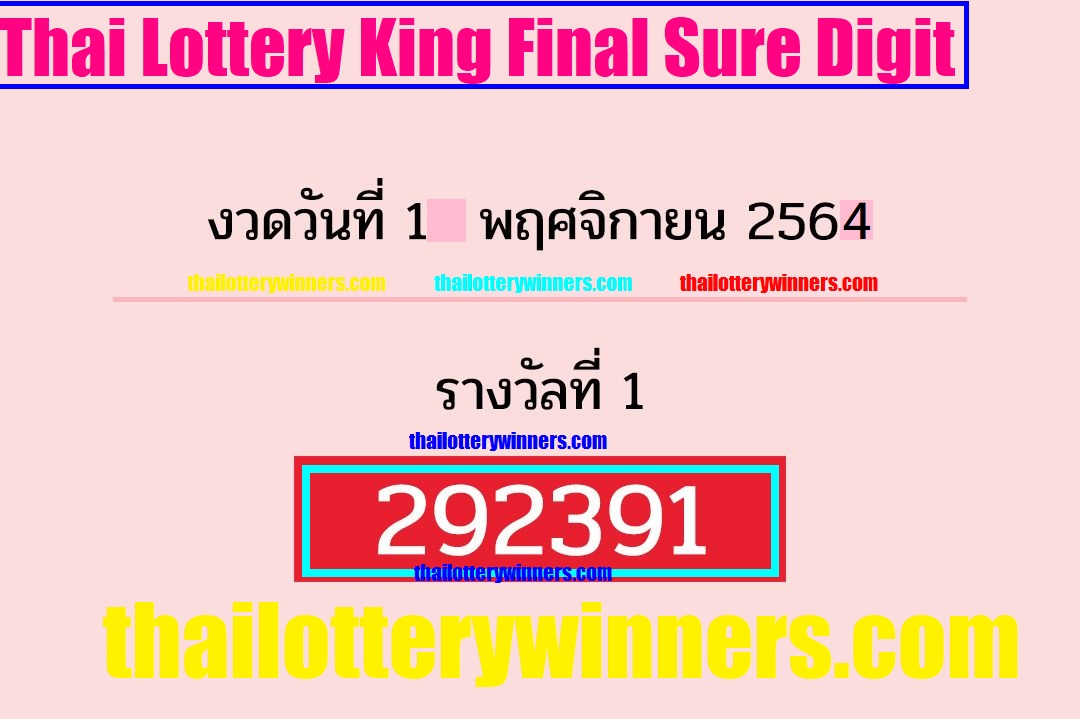 Thai Lottery Result King