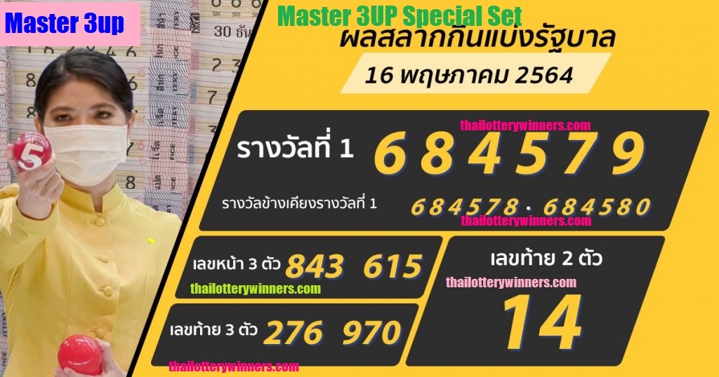 Thailand lottery result master special digit