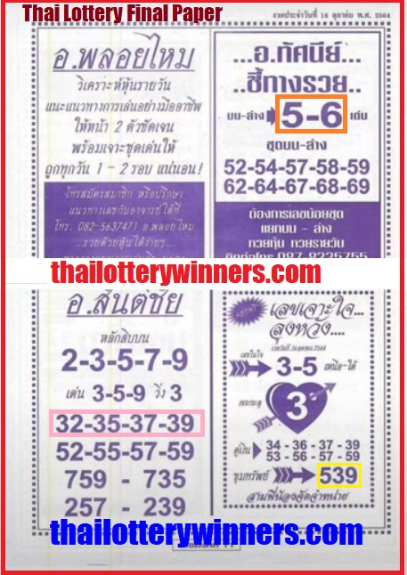 Thai Lottery Result live Magazine
