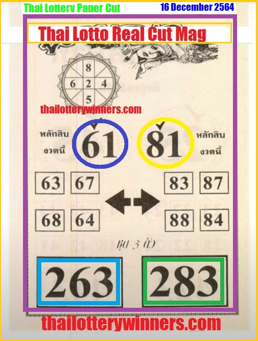 Paper Thai lottery