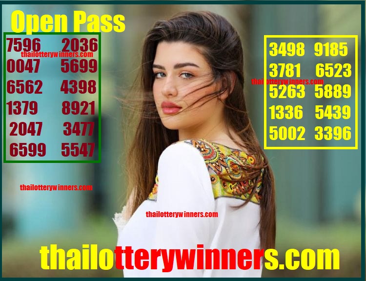 Thai Lottery Draw Result Open Figure
