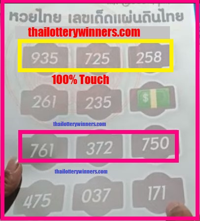 Thai Lottery Win Touch Digit