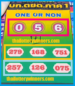 Thai Lottery HTF None or one