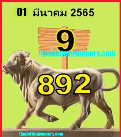 Thai Lottery Tips 01-04-2022