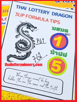 Thai Lottery Result Digits