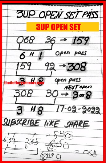 3UP Sure Thai Lottery