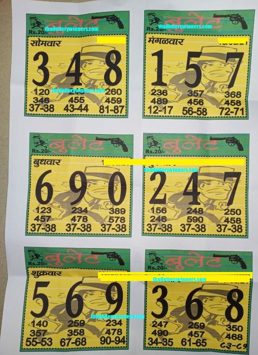 Today Win Thai Lottery Result