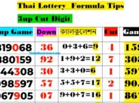 Thai Lottery 3up Cut Digit