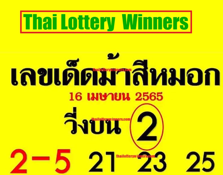 Thai Lottery Sure Win