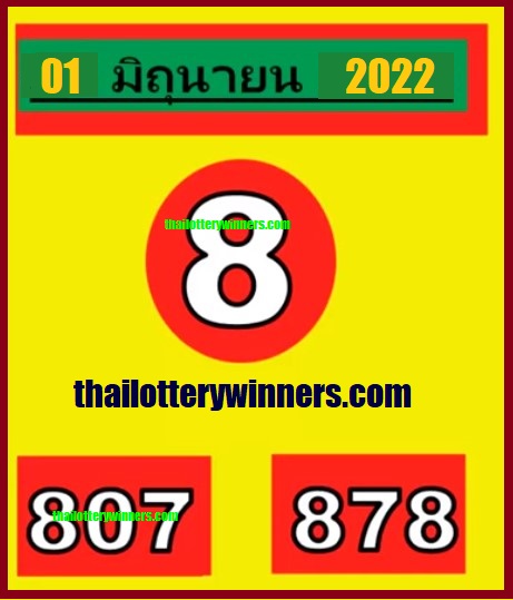 Thai Lottery Close Digit 01-07-2022