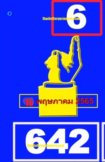 Thai Lottery 3D Single Digit Pass 01-07-2022