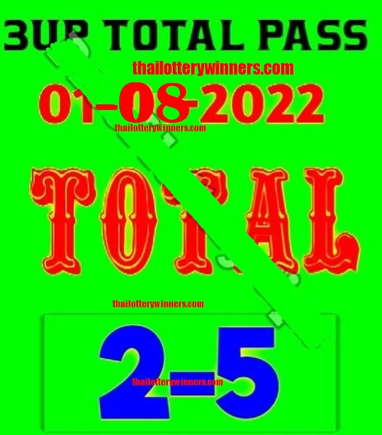 Thai Lottery 3up Total Pass