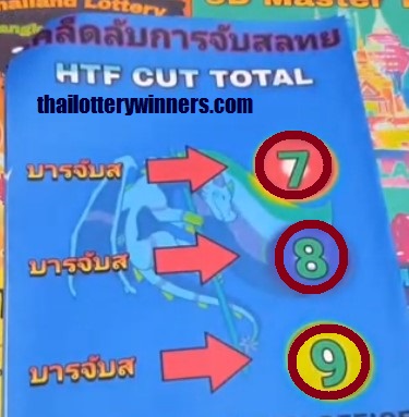 Thai Lottery HTF Cut Total 16-08-2022