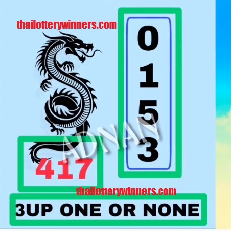Thai Lottery 3up 16-08-2022