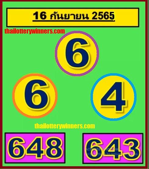 Win Thai Lottery 16-08-2022