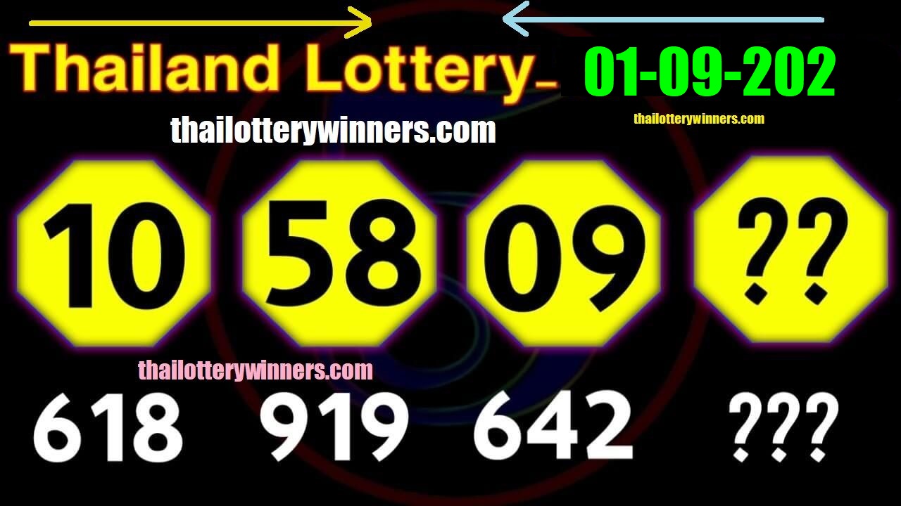 Thai Lottery 01-09-2022
