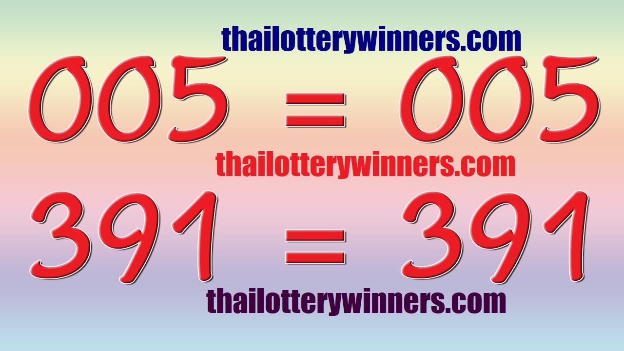 Thai lottery Paper