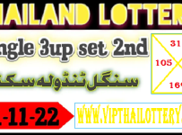 Thailand Lottery Guess 3up pair set second formula