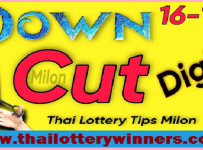 Thailand Lottery 3up Cut Digit Sure Total 16th December 2022