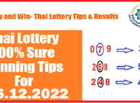 Thai Lottery today 100% sure winning tips for 16/12/2022