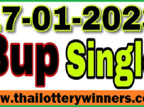 Thai Lottery 100% Sure Number Cut Pair HTF Single Digit 17/01/2023