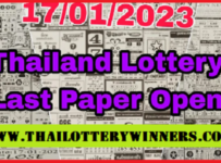 Thailand Lottery Bangkok Last Paper Complete Open 17-01-2023