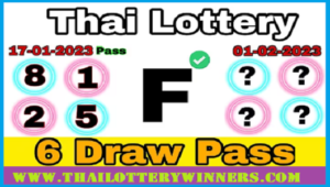 Thailand Lottery Today Sure Winner Formula Single Digit Tips 01-02-2566