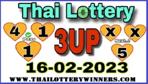 Thai Lottery 3up Master Touch Single Formula 17-02-2023