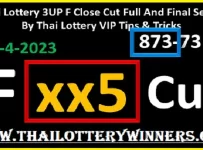 Thai Lottery 3UP F Close Cut Final Series VIP Tricks 01.4.2023