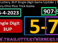 Thai Lottery 3UP Single Digit Ohio Pass Trick Game 16-04-2023