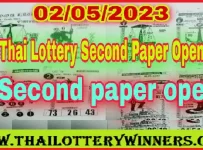 Thai Lottery Second Paper Bangkok Tips 02/05/2023