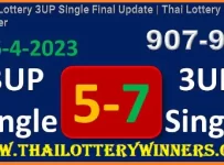 Thai Lottery Today Sure Win 3UP Final Update 16 April 2023