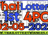Thailand Lottery 1st 4pc Magazine Paper Open 02 May 2023