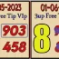 Thai Lottery Sure Single Winning 3up Direct Pass 01-06-2023