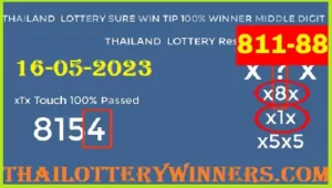 Thailand Lottery Middle Digit 100% Sure Winner Passed 16-05-2023