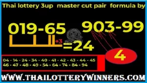 Thailand lottery 3up master cut pair formula 1st June 2023