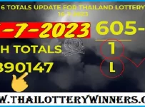 Thailand Result Today 3up only Total Full Game 16-7-2566