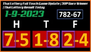 Thai Lottery Full Touch Game Sure Winner Update 01.9.2023