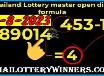 Thailand Lottery 3up Master Open Single Digit Formula 16.8.2023