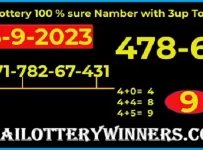 Thailand Lotto Today Sure Number 1000% Total Updated Tip 16/9/2023