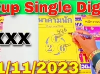 Thai Lottery Tips 3up Single Digit Open Hit Number 01.11.23