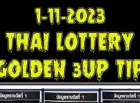 Thailand Lottery Golden Number 3D Vip Tips 01 November 2023
