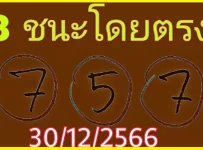 Thai Lottery Direct Set Vip Master Pair Result 30 December 23