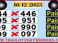 Thai Lottery Double Win Pair Pass Trick Result 16-December-2023
